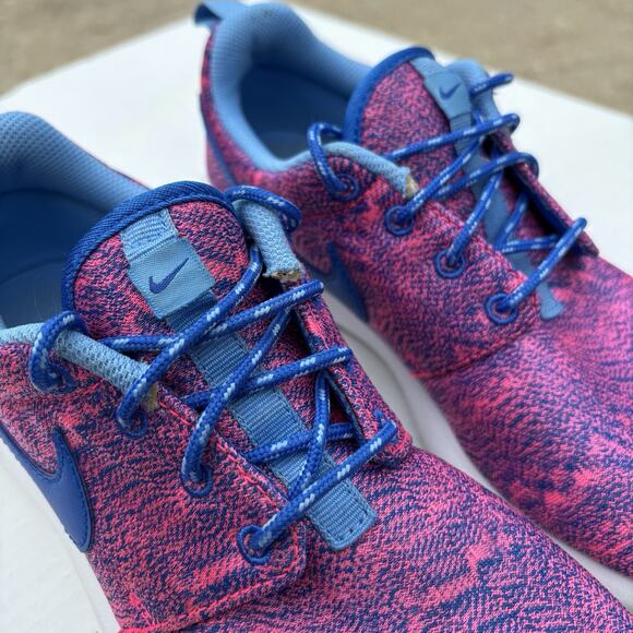 Nike Roshe One Low Running Shoes Pink Youth Size 7Y Athletic Sneaker 677784-600 - Picture 9 of 11